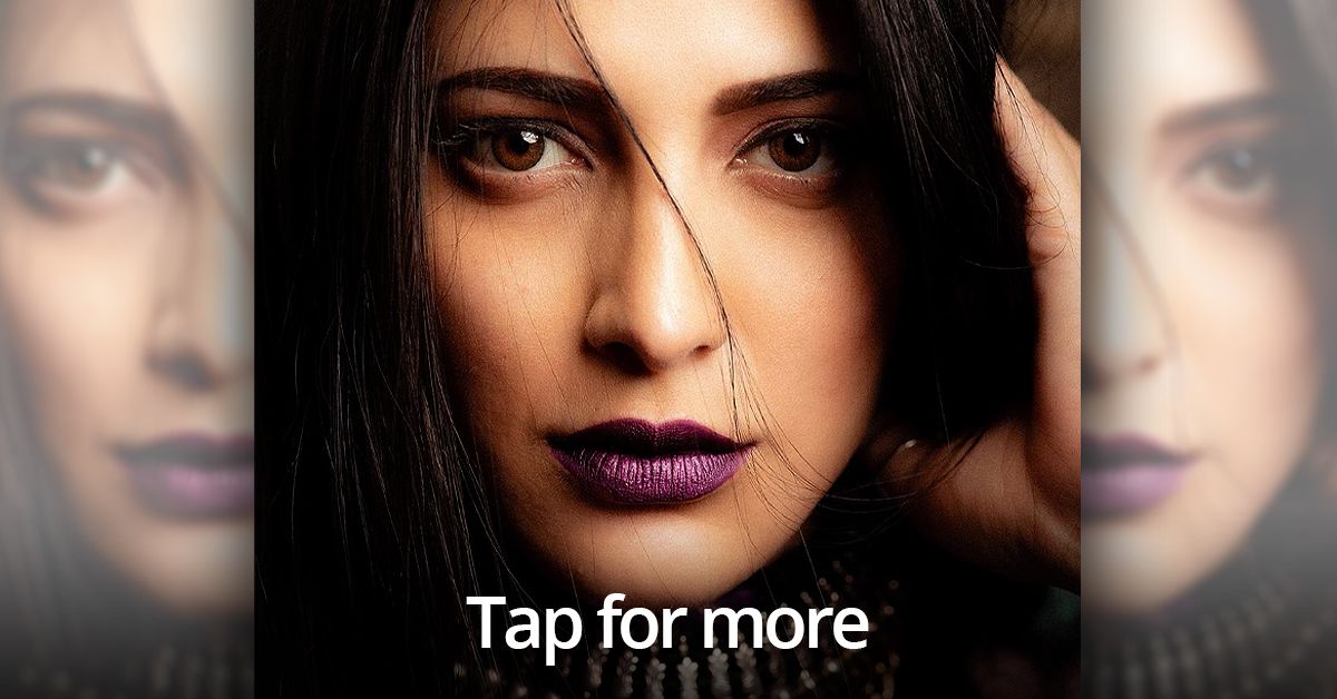 Shruti Haasan Just Made Purple Lipstick Look Good!